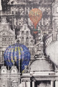 KARE Gerahmtes Bild Balloons 110x174cm