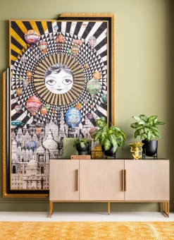 KARE Gerahmtes Bild Balloons 160x260cm