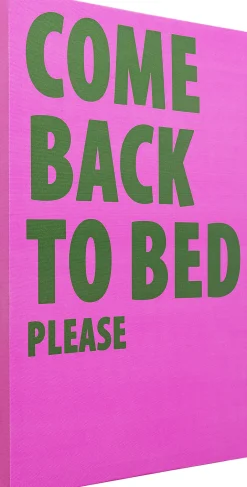 KARE Gerahmtes Bild Come Back To Bed 40x50cm