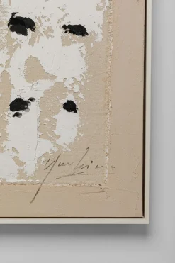 KARE Gerahmtes Bild Creative Dots 120x120cm