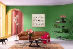 KARE Gerahmtes Bild Creative Dots 120x120cm