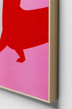 KARE Gerahmtes Bild Dog Frankie (2/Set)