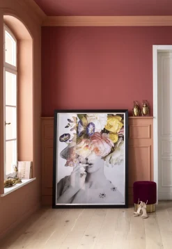 KARE Gerahmtes Bild Flower Lady Pastell 117x154cm