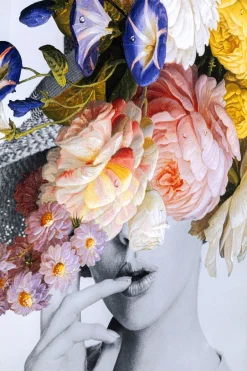 KARE Gerahmtes Bild Flower Lady Pastell 117x154cm