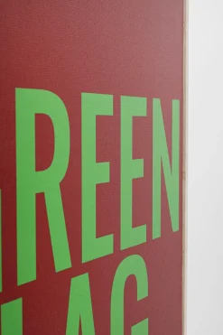 KARE Gerahmtes Bild Green Flag 40x60cm