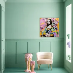 KARE Gerahmtes Bild La Viva Woman 100x100cm