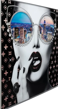 KARE Gerahmtes Bild NY View 120x120cm