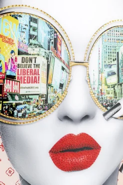 KARE Gerahmtes Bild Times Square View 80x80cm