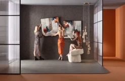 KARE Gerahmtes Bild Visione Obliquo 100x100cm