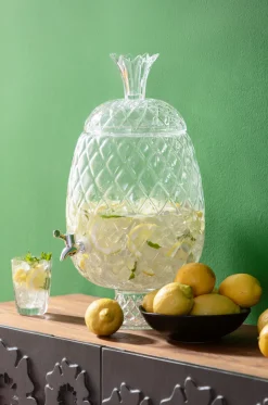 KARE Getränkespender Pineapple Klar (2/tlg.)