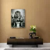 KARE Glasbild Bath Lion 60x80cm