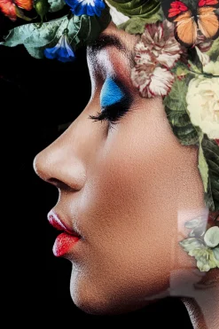 KARE Glasbild Bunch of Flowers 150x100cm