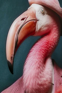 KARE Glasbild Mister Flamingo 120x160cm