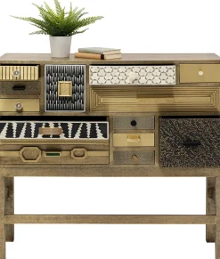 KARE Highboard Chalet Gold 13 Schübe