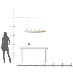 KARE Hängeleuchte Animal Dining Birds 120cm