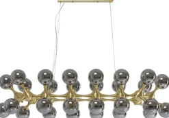 KARE Hängeleuchte Atomic Balls Brass 140cm