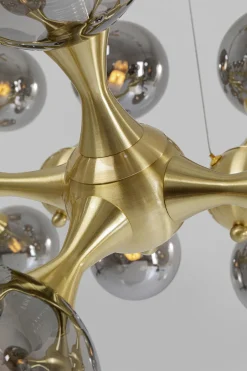 KARE Hängeleuchte Atomic Balls Brass 140cm