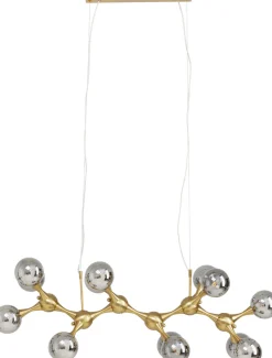 KARE Hängeleuchte Atomic Balls Brass 190cm