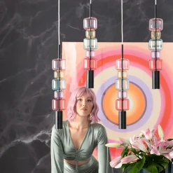 KARE Hängeleuchte Candy Bar Colore 100cm