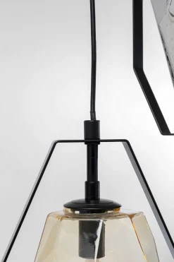 KARE Hängeleuchte Diamond Fever Spiral Schwarz Ø42cm