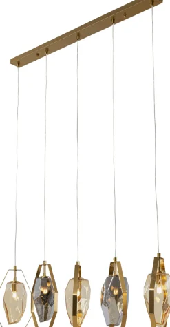 KARE Hängeleuchte Diamond Fever Dining Brass 110cm