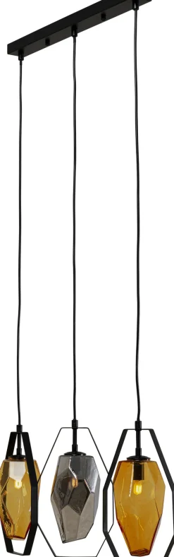 KARE Hängeleuchte Diamond Fever Dining Schwarz 67cm