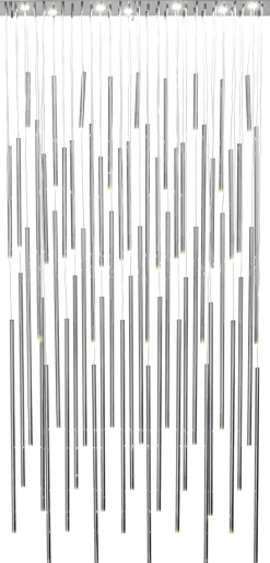 KARE Hängeleuchte Living Vegas Deluxe Chrome LED