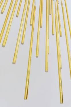 KARE Hängeleuchte Living Vegas Deluxe Brass LED