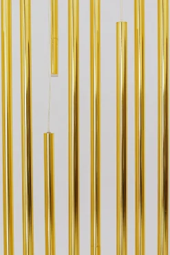 KARE Hängeleuchte Living Vegas Deluxe Brass LED