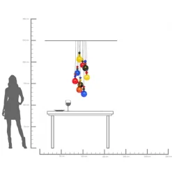 KARE Hängeleuchte Mazzo Nove Spiral Ø44cm