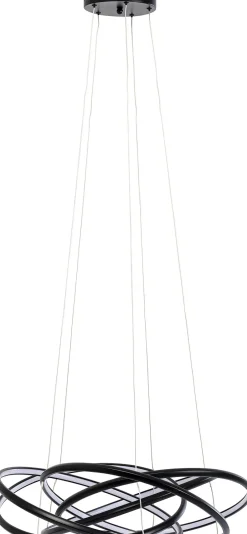 KARE Hängeleuchte Saturn Schwarz Ø72cm