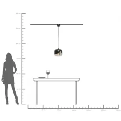 KARE Hängeleuchte Smoke Goblet Ø25cm