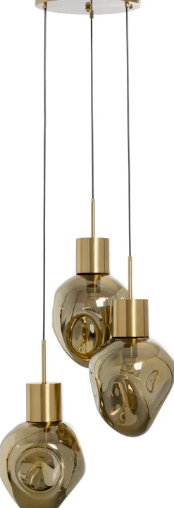 KARE Hängeleuchte Supernova Amber Tre Ø45cm