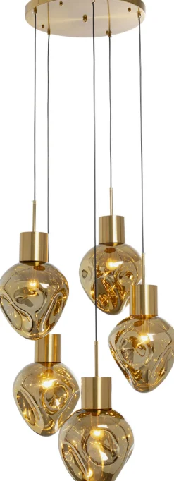 KARE Hängeleuchte Supernova Amber Cinque Ø50cm