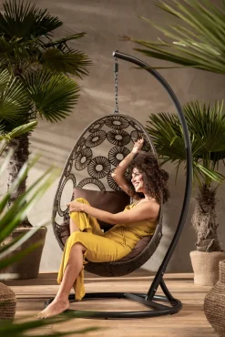 KARE Hängesessel Ibiza Braun