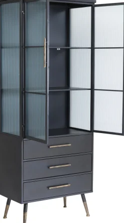 KARE Hochschrank La Gomera 2 Türen 3 Schübe