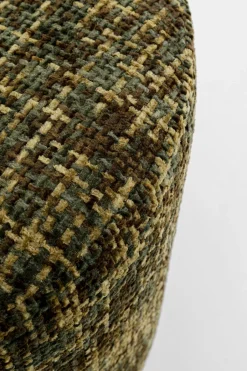 KARE Hocker Berry High Silber Grün Ø39cm