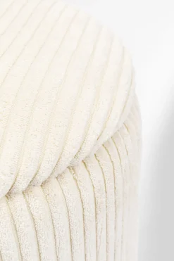 KARE Hocker Cherry Storage Cord Creme (2/Set)