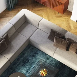 KARE Infinity Ecke 100 Elements Grau Links