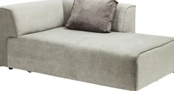 KARE Infinity Ottomane Elements Grau Rechts