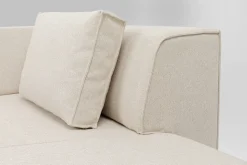 KARE Infinity Ottomane Elements Creme Rechts 182cm