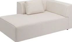 KARE Infinity Ottomane Elements Creme Links 182cm