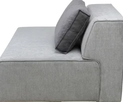 KARE Infinity Ottomane Semi Elements Grau Links