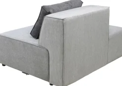 KARE Infinity Ottomane Semi Elements Grau Links