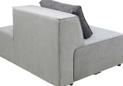 KARE Infinity Ottomane Semi Elements Grau Rechts