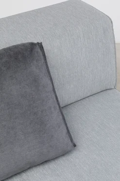 KARE Infinity Ottomane Semi Elements Grau Rechts