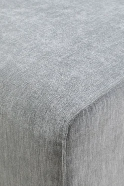 KARE Infinity Ottomane Semi Elements Grau Rechts