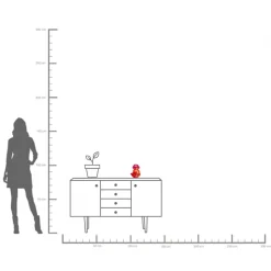 KARE Kerzenständer Lips 17cm