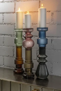 KARE Kerzenständer Marvelous Duo Grün Braun 49cm