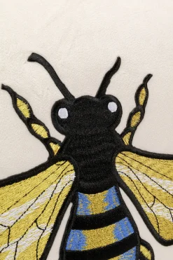 KARE Kissen Bee Weiß 45x45cm